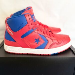 Converse Weapon '86 Red Blue White 144546C Men’s Size 10 VNDS